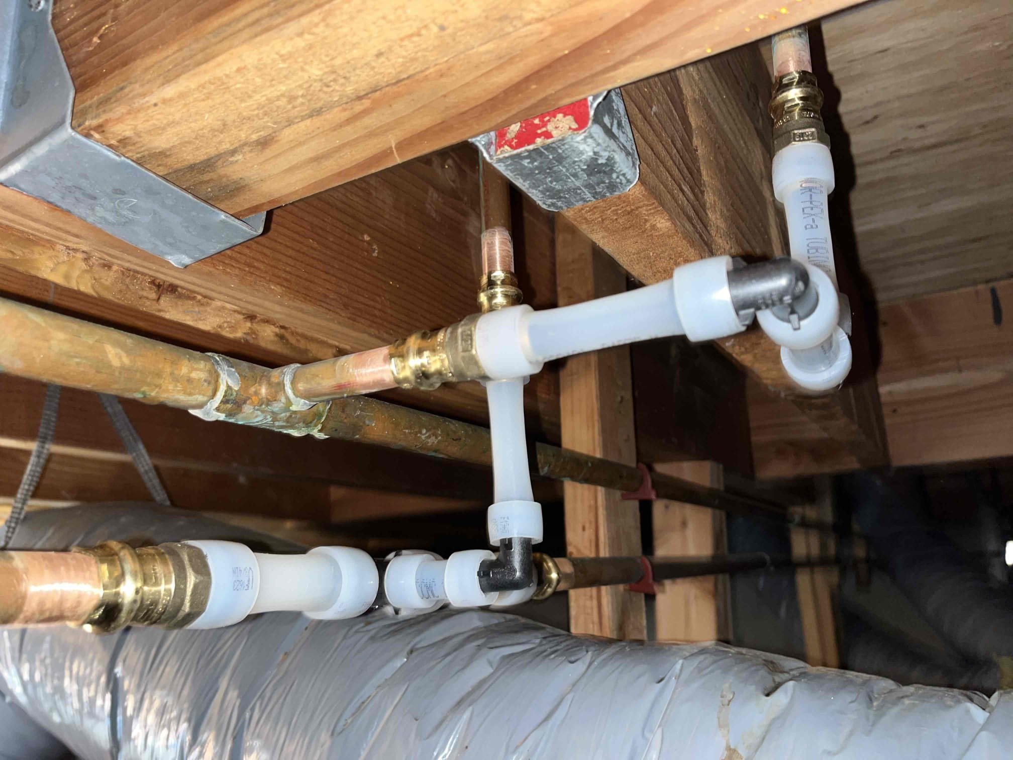 Water line replacement in Tigard, OR with Cornel's Plumbing.